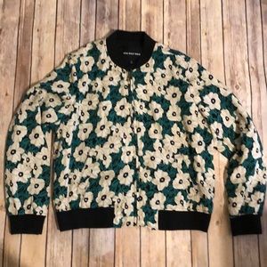 Who What Wear Floral Bomber Jacket L
